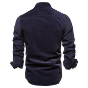 View details for Shirts For Men Wear Shirt College Tops Longsleeve Blue