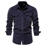 View details for Shirts For Men Wear Shirt College Tops Longsleeve Blue