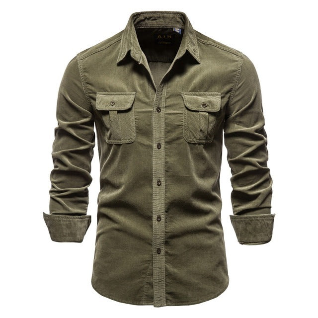 View details for Shirts For Men Wear Shirt College Tops Longsleeve Blue