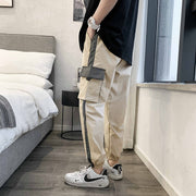 overalls mens loose plus size casual jogger pants.