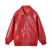 View details for Loose Fashion Retro Jacket Cool Stand Collar Long Sleeve Jacket Womens Clothing