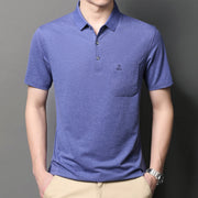 View details for Short-sleeved Solid Color T-shirt Polo Shirt T-shirt 