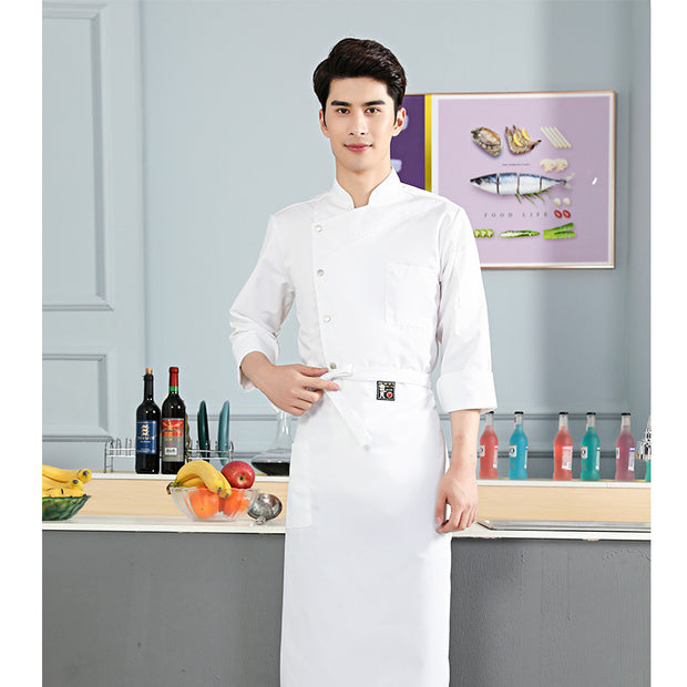 View details for Men Uniform Professional Jacket Outfit Long Sleeve Coat Restaurant Chef Wear