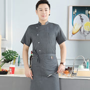 View details for Men Uniform Professional Jacket Outfit Long Sleeve Coat Restaurant Chef Wear