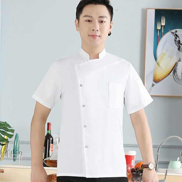 View details for Men Uniform Professional Jacket Outfit Long Sleeve Coat Restaurant Chef Wear