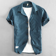 View details for Casual Loose Lapels Outer Wear Half Sleeve Top For Men