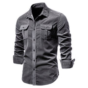 View details for Shirts For Men Wear Shirt College Tops Longsleeve Blue