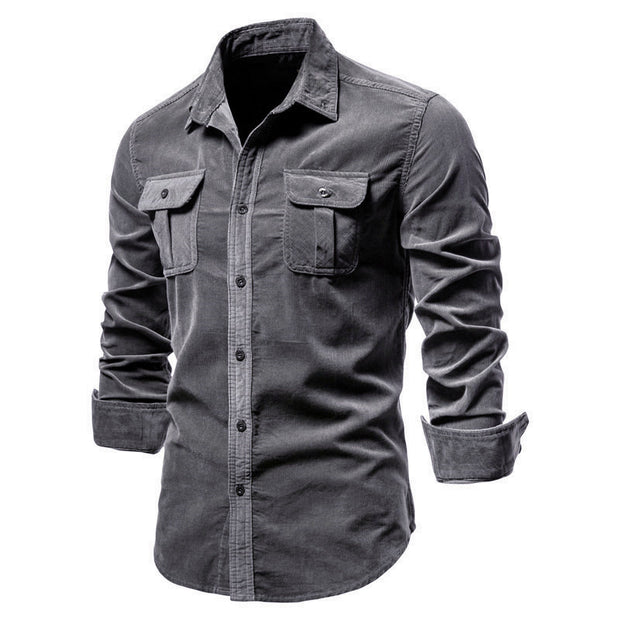 View details for Shirts For Men Wear Shirt College Tops Longsleeve Blue