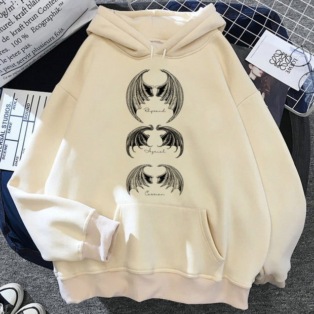 hoodie with demon wings