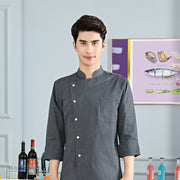View details for Men Uniform Professional Jacket Outfit Long Sleeve Coat Restaurant Chef Wear